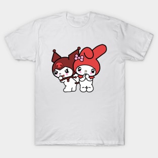 Cute Twin Cats T-Shirt